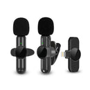 Novo Microfone Sem Fio K9 Mini para Gravação de Áudio e Vídeo iPhone iPad Android Laptop Live Gaming