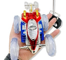 Carrinho Controle Remoto Carro Maluco Gira 360º C/ Luzes Led Cor Colorido