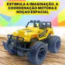 Brinquedo Carrinho Controle Remoto C/ Luz 4x4 Jeep Carro