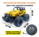 Brinquedo Carrinho Controle Remoto C/ Luz 4x4 Jeep Carro