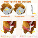 Brinquedo Interativo De Pelúcia De Capivara Dançando Com Som