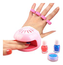 Kit Manicure Infantil Cabine Esmalte Acessório Unha Decorada