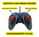 Brinquedo Carrinho Controle Remoto C/ Luz 4x4 Jeep Carro