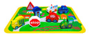 Brinquedo Infantil Educativo Cidade Carrinho De Madeira