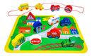 Brinquedo Infantil Educativo Cidade Carrinho De Madeira