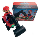 Brinquedo Trator Escavador Super Mario Com Luz Som Diversão