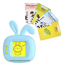 Brinquedo Card Infantil Cartão Fala Inglês Português Coelho