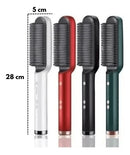 Escova Alisadora Pente Cabelo Modela 5 Temperaturas Bivolt