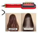 Escova Alisadora Pente Cabelo Modela 5 Temperaturas Bivolt