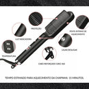 Escova Alisadora Pente Cabelo Modela 5 Temperaturas Bivolt