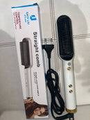 Escova Alisadora Pente Cabelo Modela 5 Temperaturas Bivolt