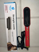 Escova Alisadora Pente Cabelo Modela 5 Temperaturas Bivolt