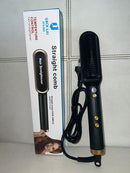 Escova Alisadora Pente Cabelo Modela 5 Temperaturas Bivolt