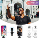 Novo Microfone Sem Fio K9 Mini para Gravação de Áudio e Vídeo iPhone iPad Android Laptop Live Gaming