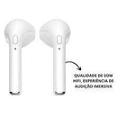 Fone De Ouvido Bluetooth Ly19 5.0 Sem Fio Hmaston Cor Branco