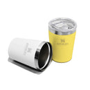 Mini Copo Térmico em Aço Inox 260ml com Tampa
