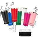 Copo Térmico com Caixa de Som Bluetooth – Mantém Bebida Gelada + Música