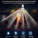 Câmera wifi ip sem fio giratória 360 com encaixe lampada bocal rosca yoosee ptz full HD visão noturna segurança - bivolt