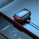 Fone de Ouvido Intra Auricular Bluetooth com Case de Carregamento Visor Digital