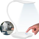 Luminária Articulável de Mesa Led Touch Abajur Cama Recarregável