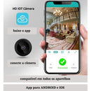 Mini Câmera de Segurança Espiã Sem Fio A9 HD com Sensor Wi-Fi e Visão Noturna 1080P