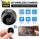 Mini Câmera de Segurança Espiã Sem Fio A9 HD com Sensor Wi-Fi e Visão Noturna 1080P