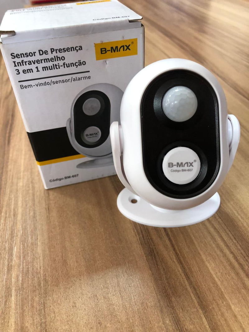 Sensor Detector De Presença Campainha Com Anunciador Sonoro