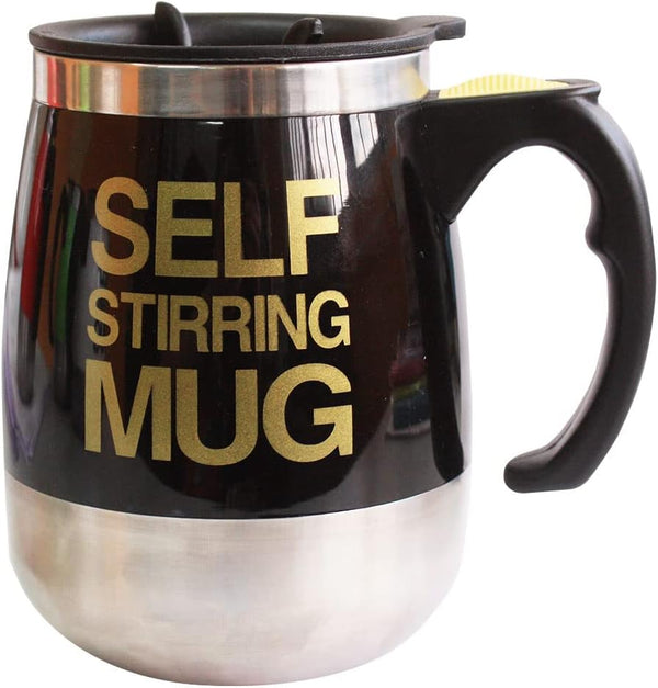 Caneca Elétrica Shake Inox 400ml Mixer Misturador Copo Café