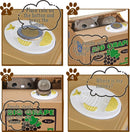 HmiL-U Banco roubando dinheiro, cofrinho para crianças, cofrinho para economizar dinheiro, roubo automático de dinheiro com fala em inglês, presente criativo (gato sorte)