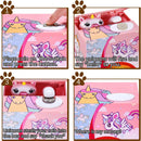 HmiL-U Banco roubando dinheiro, cofrinho para crianças, cofrinho para economizar dinheiro, roubo automático de dinheiro com fala em inglês, presente criativo (gato sorte)