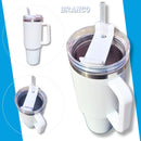 Copo Termico 1200ml Caneca Tampa Alça Canudo Grande Neymar