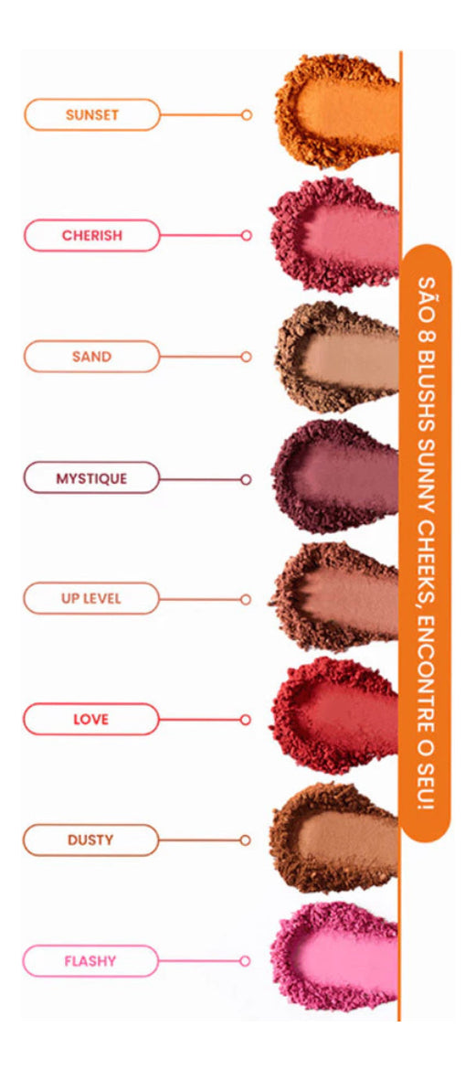 Blush Compacto Mari Maria Sunny Cheeks Todas As Cores