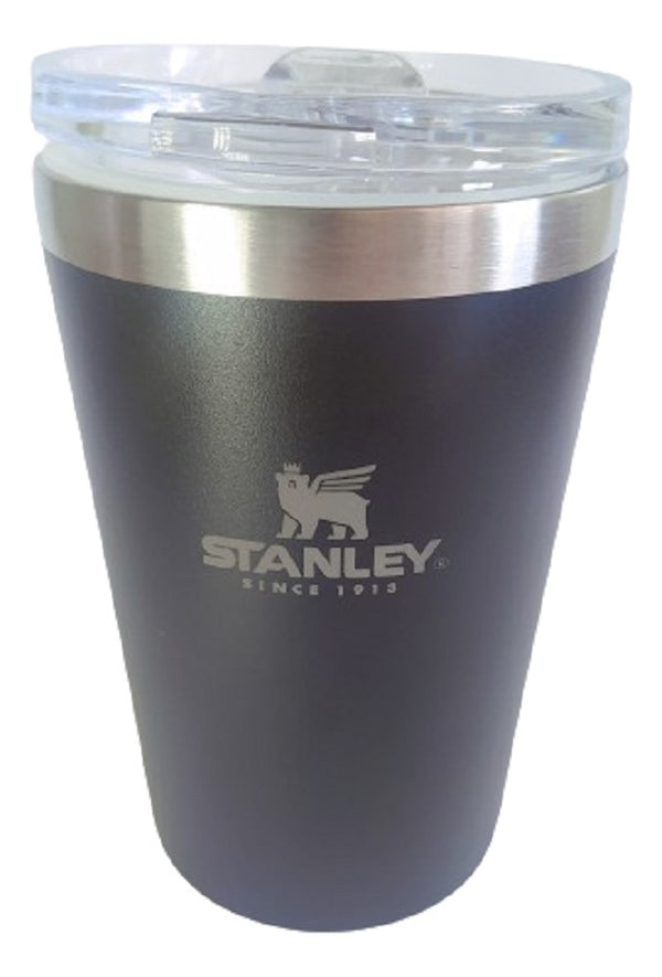 Caneca Copo Térmico Café Cerveja Inox Com Tampa Bebidas Cor Preto Liso