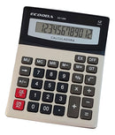 Ecooda EC1200 Calculadora 12 Dígitos Mesa/escritório/escolar Cor Preto