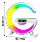 Luminária G-speaker Som Bluetooth 10w Carregador Indução Rgb Cor Branco