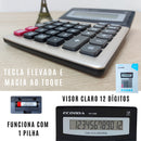 Ecooda EC1200 Calculadora 12 Dígitos Mesa/escritório/escolar Cor Preto