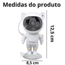 Caixa De Som Astronauta Com Efeito Luminoso