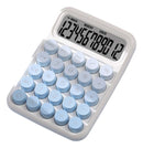 Desktop Mechanical Calculator 12 Digits For Gradient Blue