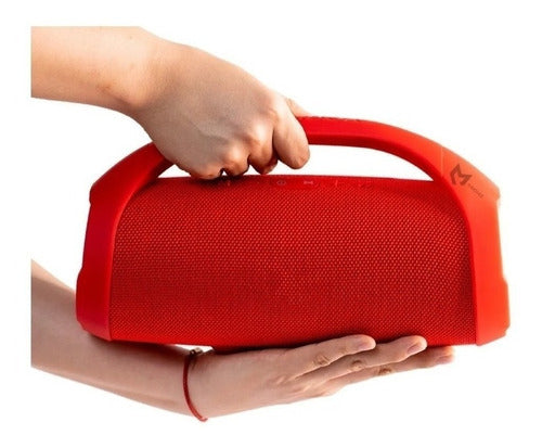 Caixa De Som Boombox Bluetooth Portátil 22cm Preto