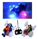 Carrinho Controle Remoto Carro Maluco Gira 360º C/ Luzes Led Cor Colorido