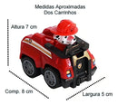 Kit Miniaturas Patrulha Canina Com 6 Carrinhos Á Fricção