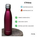 Garrafa De Água Térmica 750ml Agua Gelada Cprime Feminina