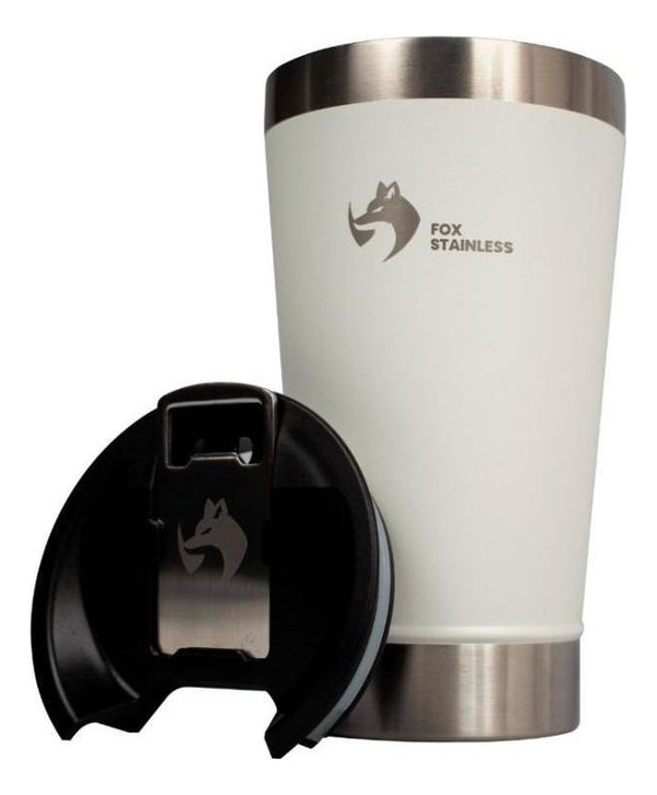 Copo Térmico Quente E Frio Tampa 473ml cor variadas