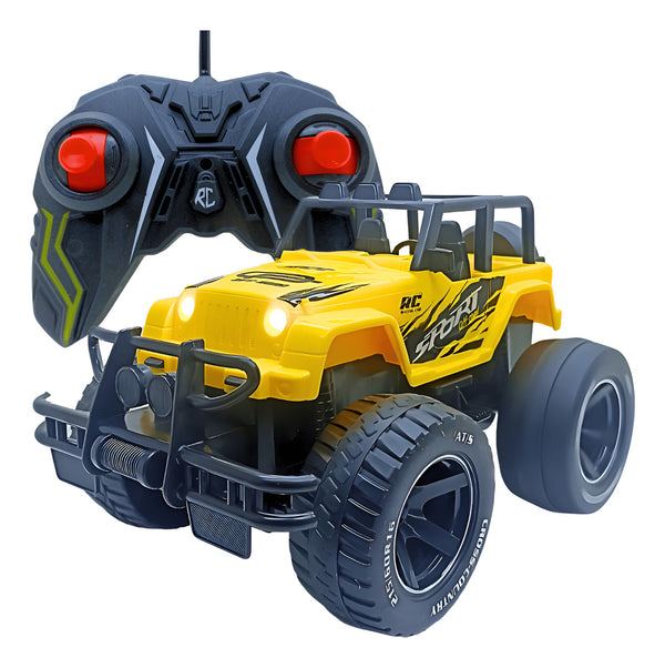 Brinquedo Carrinho Controle Remoto C/ Luz 4x4 Jeep Carro