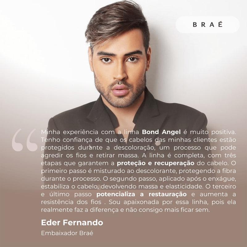 Braé Bond Angel Kit Com 3 Ampolas