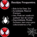 Bola De Futebol Homem Aranha Couro Sintético Linda Infantil