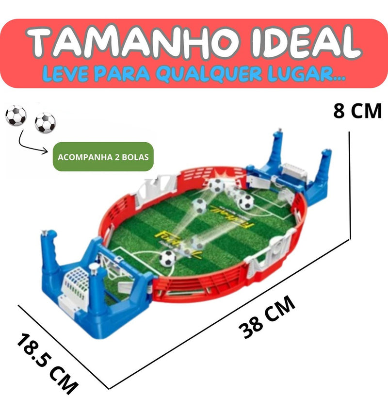Futebol De Mesa Lançador Tabuleiro Jogo Gol Infantil Pinball