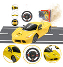 Carrinho De Controle Volante Corrida Veloz Racing Ferrari
