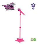 Guitarra Infantil Rock Star C/ Microfone E Luz - Rosa - Zoop