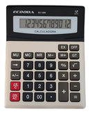 Ecooda EC1200 Calculadora 12 Dígitos Mesa/escritório/escolar Cor Preto